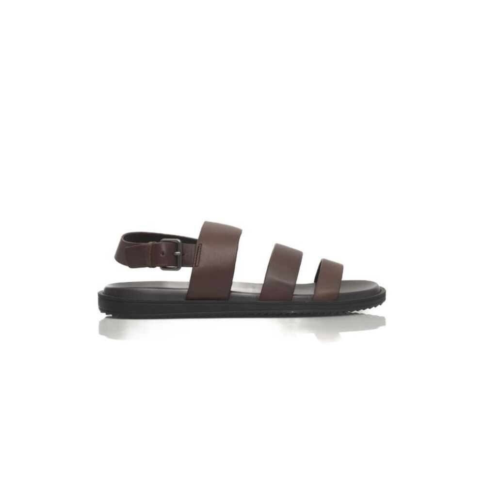 Cerruti 1881 Brown Cowhide Men Men's Sandal